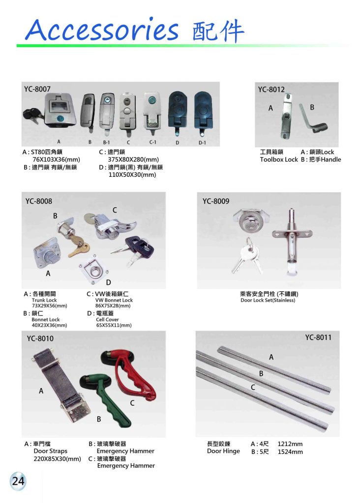 詠晨汽車材料產品型錄第 24 頁
